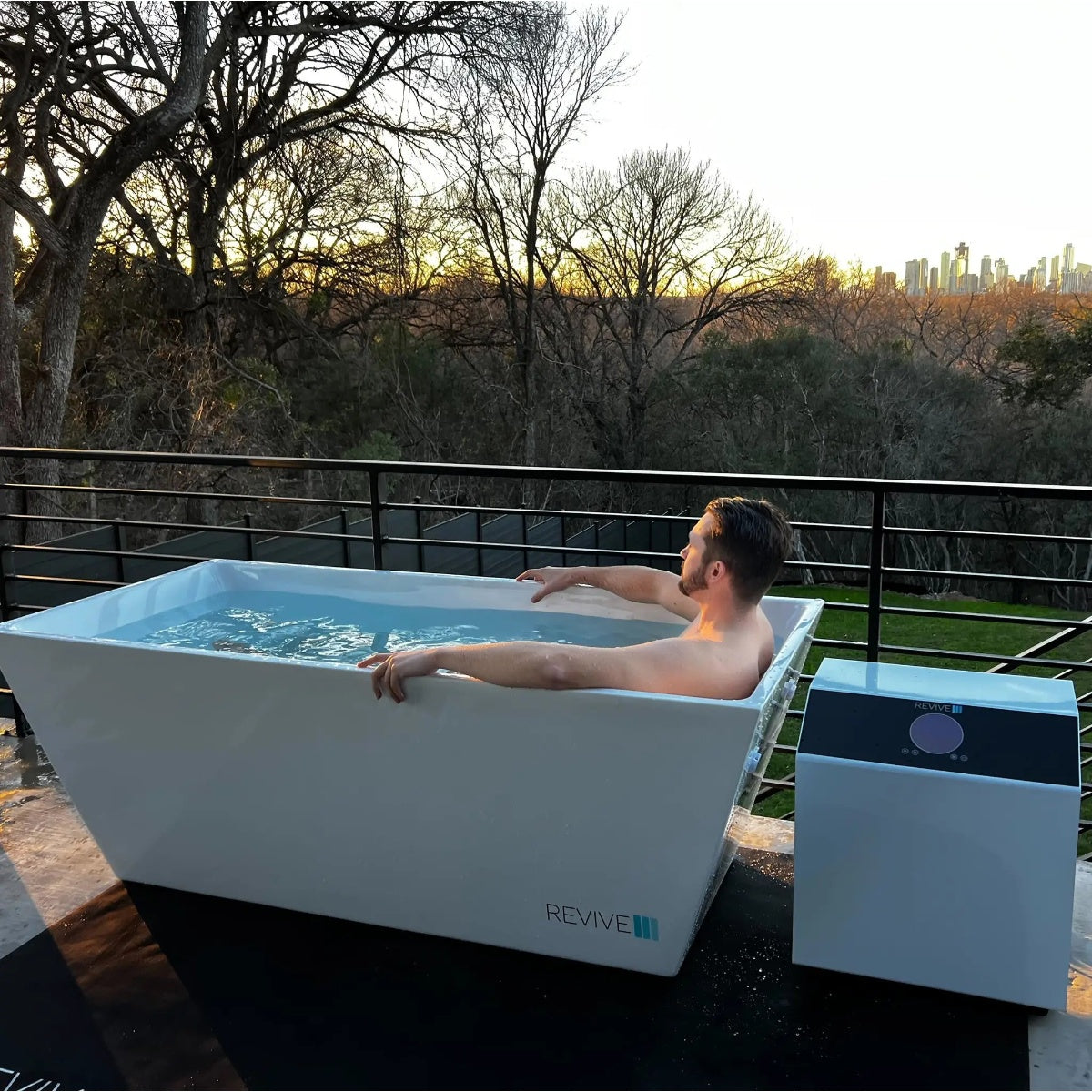 Revive 2 Person Traditional Sauna & Acrylic Cold Plunge
