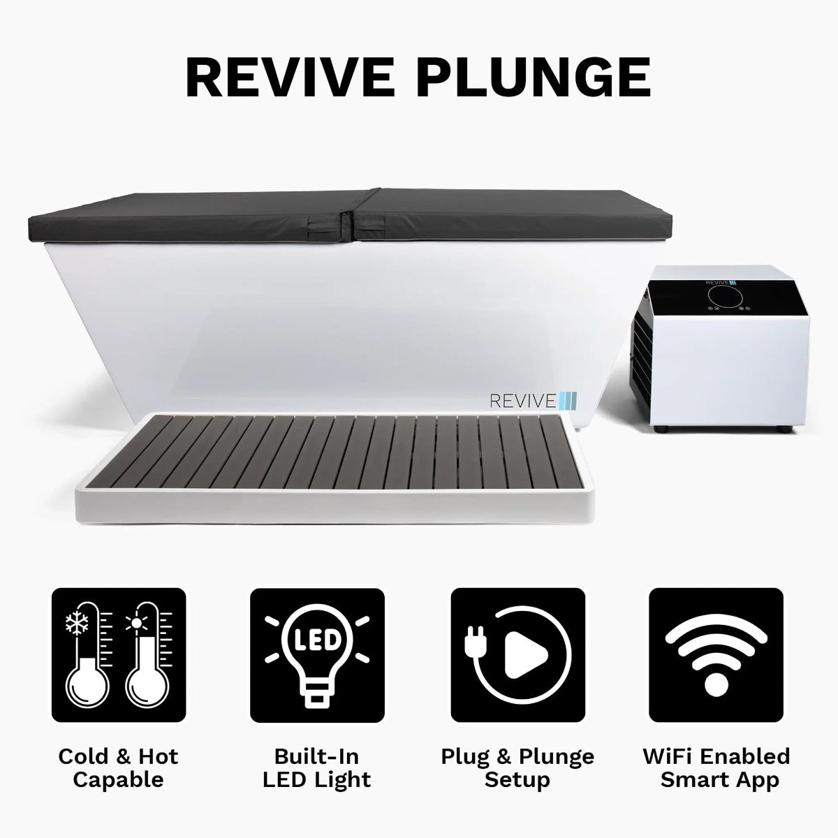 Revive 2 Person Traditional Sauna & Acrylic Cold Plunge