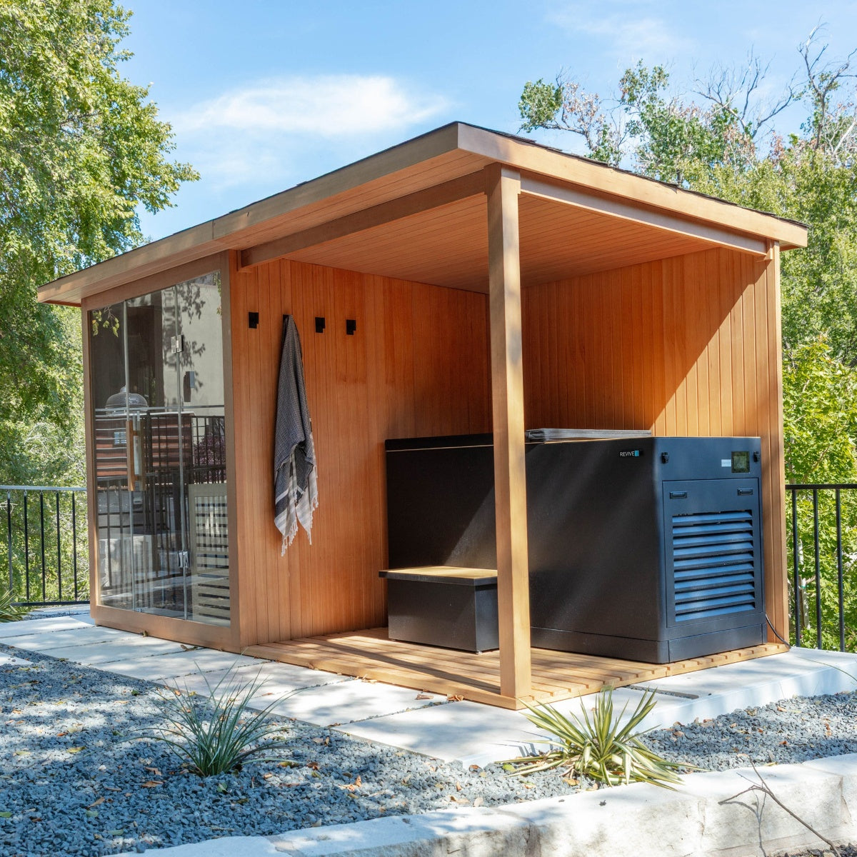Revive - 4 Person Traditional Sauna Deck Extension