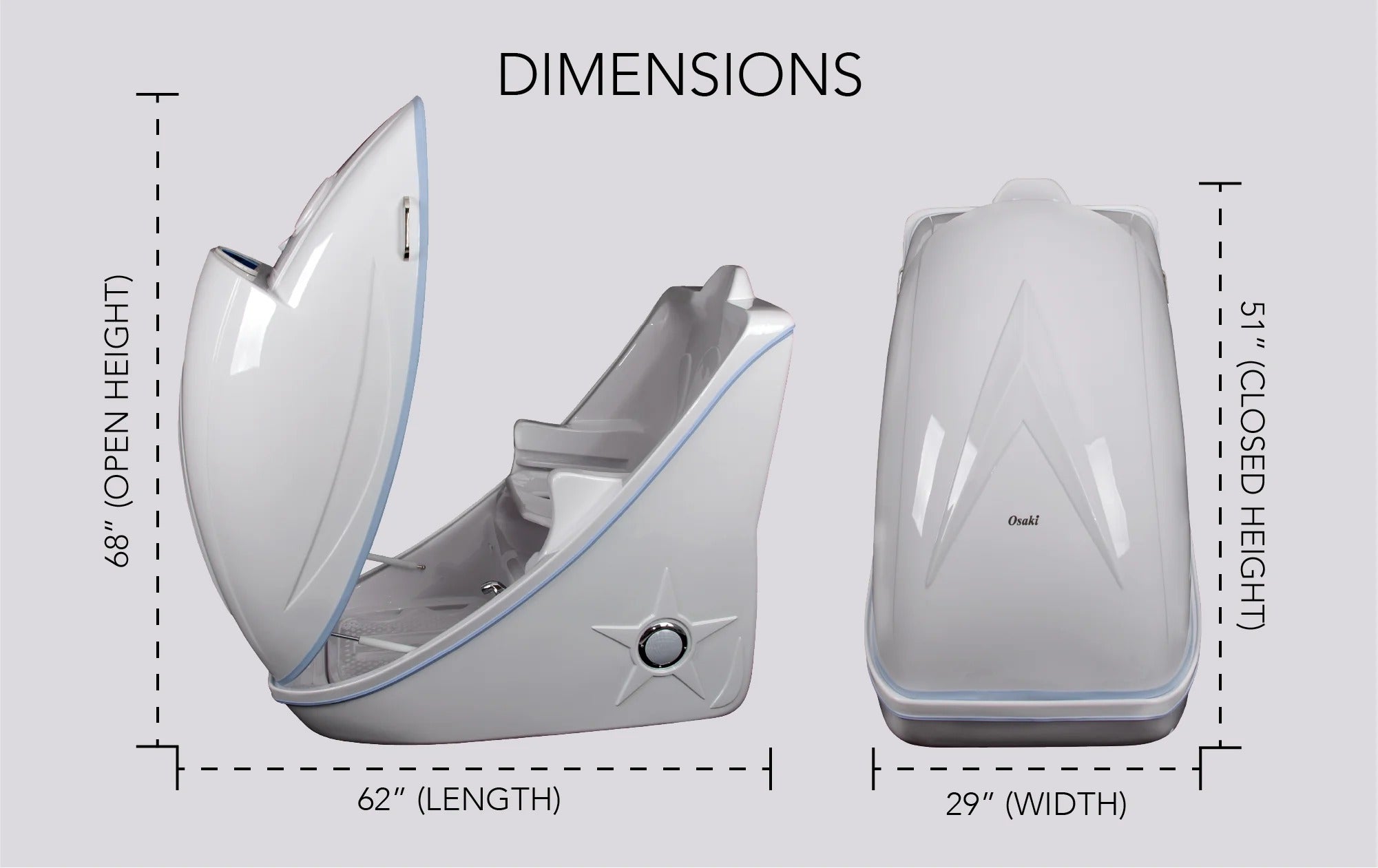 Osaki LK219 Spa Capsule - Steam Sauna