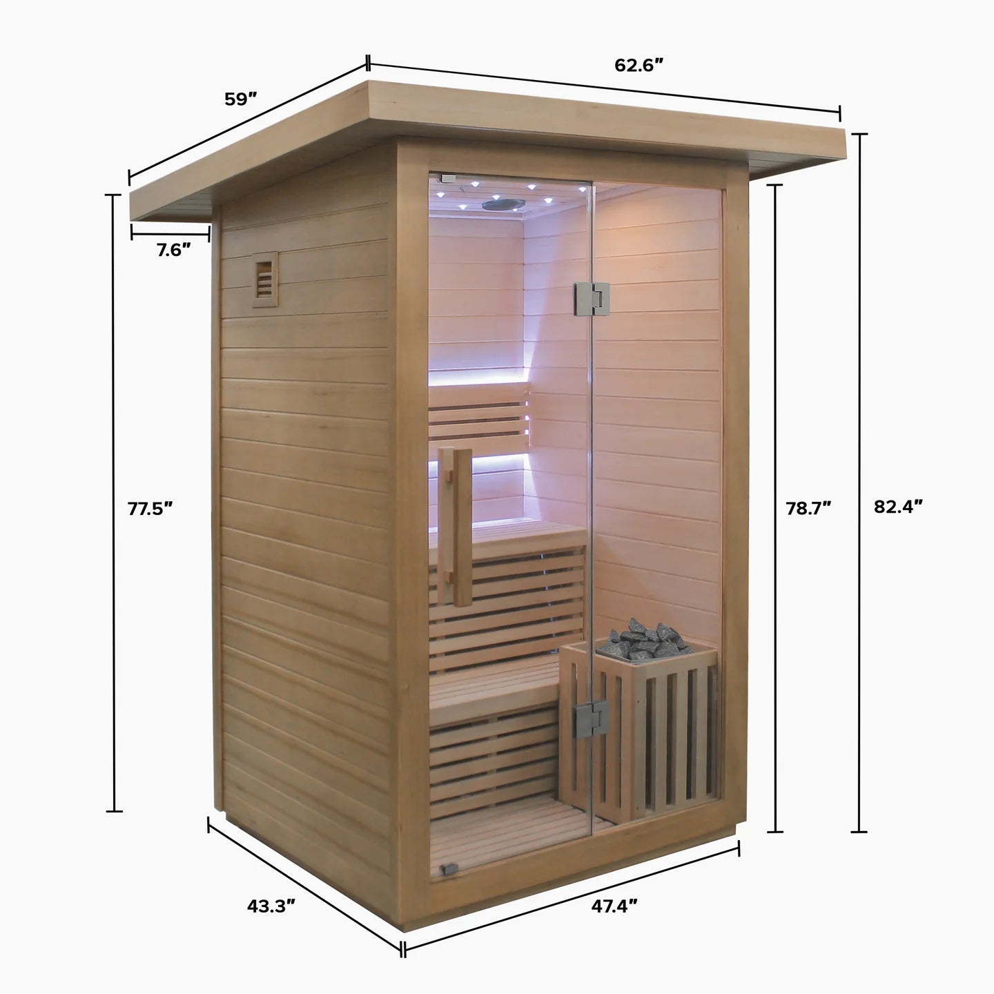 Revive - 2 Person Traditional Sauna